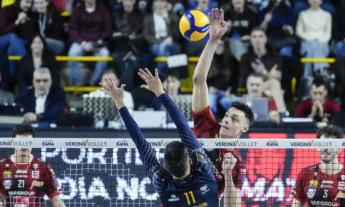 Prova di forza esterna per una Lube dominante, successo in tre set a Verona