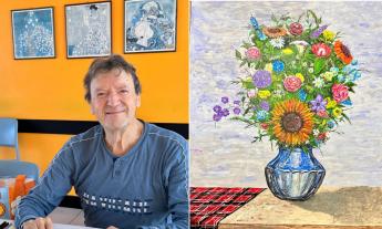 L'arte come ringraziamento: un paziente dona un dipinto alla Medicina Interna di Macerata