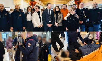 "La legalità scende in pista": a Sarnano la Polizia di Stato sale in cattedra sulla neve con i "White Days"
