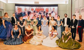 Macerata, alla Gran Sala Cesanelli un pomeriggio ottocentesco tra valzer e conversazioni