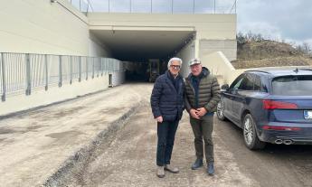 Macerata, sopralluogo del sindaco al cantiere di via Roma: "Opera strategica per traffico e sicurezza"