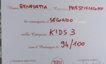 Macerata, Benedetta Prestigiacomo brilla al concorso internazionale di musica “Grand Prize”