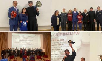 L’Ite Gentili a lezione di legalità: il faccia a faccia degli studenti con don Coluccia e Antonio Pignataro