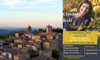 Gualdo, Claudia Koll presenta il suo ultimo libro  “Qualcosa di me- dialogo con un'amica”