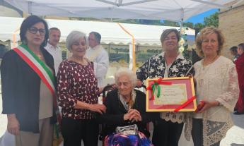Corridonia in festa per i 100 anni di Maria Orso