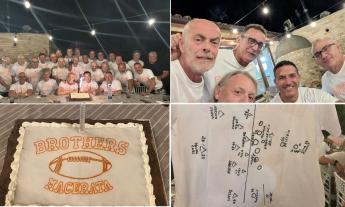 Quarant'anni dopo il primo campionato: emozionante reunion dei Brothers Macerata