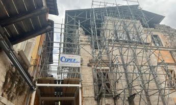 Visso, via ai lavori di Palazzo Priori: intervento da 4,4 milioni per la ricostruzione