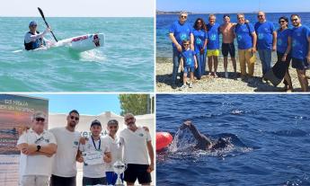 Stretto di Messina andata e ritorno: la straordinaria doppia impresa dell'atleta Alessandro Gattafoni