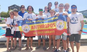 Il nuoto Anthropos torna a brillare: un oro, tre argenti e due bronzi agli Assoluti di Terni
