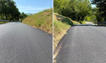Matelica, lavori ultimati: riapre la strada delle Valche