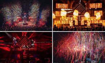 EMF Recanati 2026, notte da record tra dj set e spettacoli di luci nel cuore della città