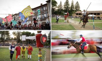 San Ginesio si prepara al Palio della Pacca: sei giorni di eventi verso la sfida tra le quattro Contrade