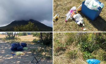 "Pian dell'Elmo dopo Ferragosto è una discarica a cielo aperto: uno spettacolo che mi ha rattristata"