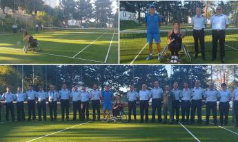 Un campo da tennis per abbattere le barriere: inaugurata la nuova struttura dell'Aeronautica