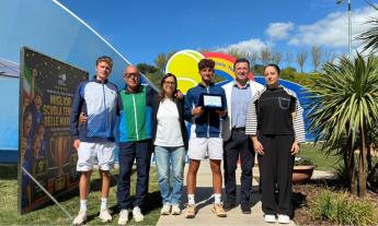 Tennis Tolentino, premiato Giulio Bozzanga: è campione italiano Under 15 nel doppio