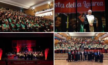 Festa della Laurea all'Università di Camerino: auditorium gremito per la consegna delle pergamene