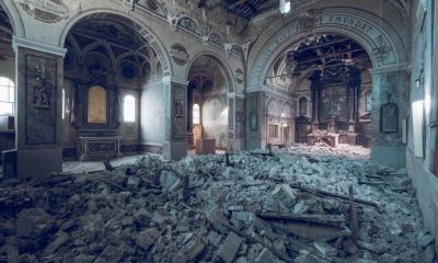 Rilievo fotografico dell’interno, dopo il sisma ( NOV. 2016 ) foto 1