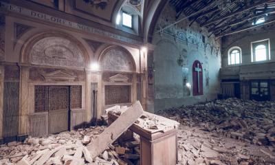 Rilievo fotografico dell’interno, dopo il sisma ( NOV. 2016 ) foto 2