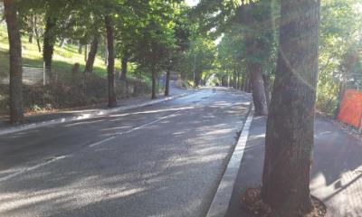 Il tratto finale di viale Indipendenza con i lavori “in corso” il giorno 10 agosto che impediscono il passaggio degli autobus