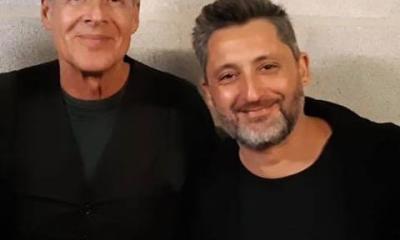 Durante il tour di Claudio Baglioni