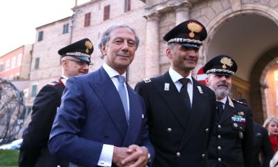 Il Questore Pignataro, il Colonnello Roberto e il Tenente Colonnello Ingrosso