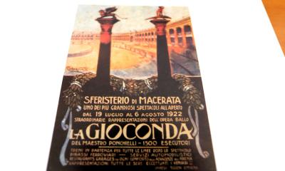 Annuncio cartaceo de "La Gioconda" (1922)