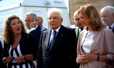 Olimpia Leopardi, Sergio Mattarella e la figlia Laura