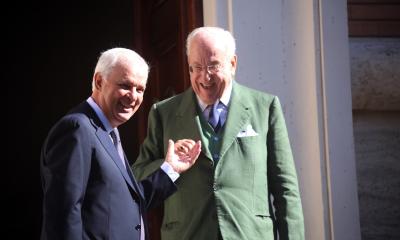 Il Presidente del CNSL Fabio Corvatta e il Presidente del FAI Andrea Carandini