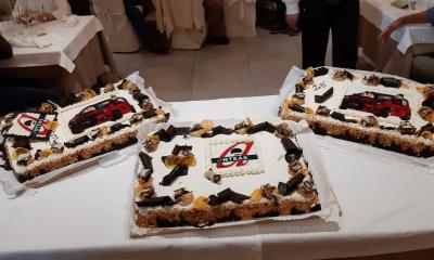 Torta 20 Anni Anteas Macerata realizzata dagli studenti dell’Ist. Alberghiero Varnelli di Cingoli