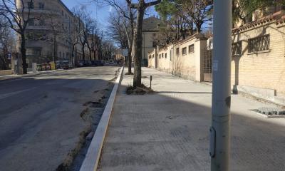 i posti auto cancellati di fronte al Mortati