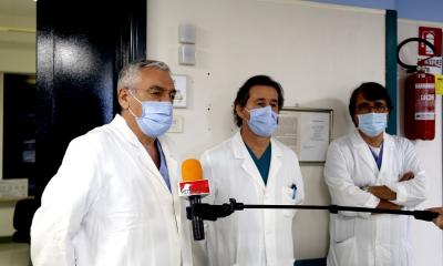 Dott.Enrico Caraceni (sx), Dott. Stefano De Luca (centro), dott. Cesare Carlucci (dx)