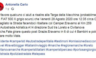 l'appello sul social