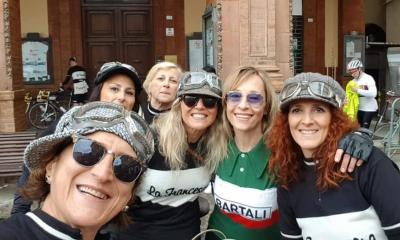 Gioia Bartali a "La Francescana Ciclostorica"