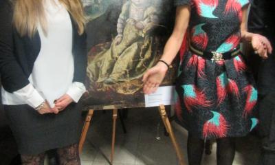 L'assessore alla cultura Giovanna Sartori con Barbara Mastrocola