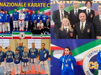 Karate, il Dojo Kyu Shin Karate-Tarulli fa il pieno di medaglie nella Coppa Nazionale