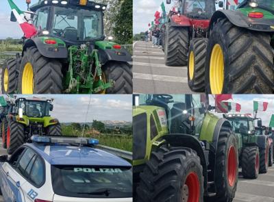 Agricoltori di nuovo in protesta nel Maceratese, nuova marcia dei trattori con partenza da Piediripa