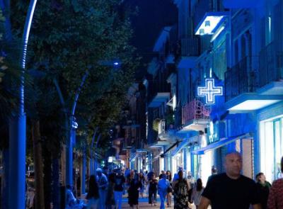 Civitanova celebra la Giornata dell'Europa: Corso Umberto si illumina di blu con l'inno in filodiffusione
