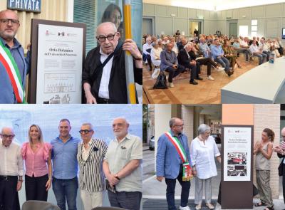 Macerata torna indietro nel tempo: l'orto botanico e l'ex cinema Cairoli rivivono in due totem