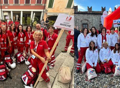 La Croce Rossa di Porto Potenza in rappresentanza delle Marche alle gare nazionali di Primo Soccorso