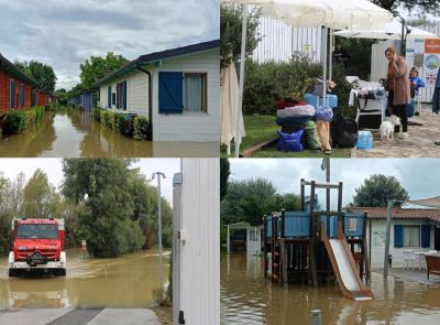 Potenza Picena, Natural Village sott'acqua: "Evacuato l'80% dei turisti, situazione insostenibile" (FOTO e VIDEO)