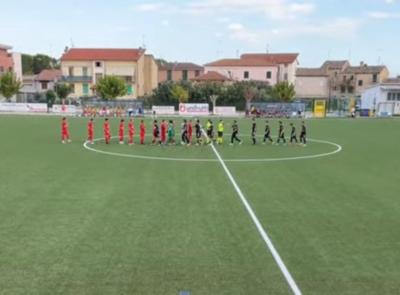 Coppa Eccellenza, il Tolentino bissa il 2-0 al Montegranaro: primo gol in cremisi per Naddeo