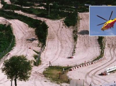 Cingoli, incidente al crossodromo: pilota 20enne soccorso in eliambulanza