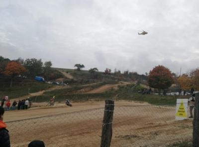 Cingoli, incidente al crossodromo: giovane pilota 19enne a Torrette