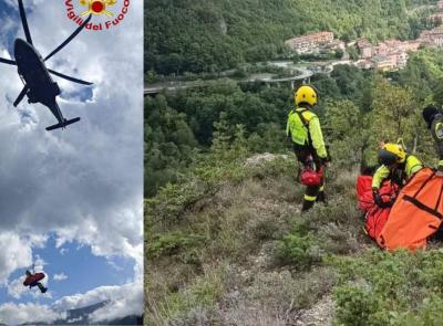 "C'è un uomo svenuto a terra", i motociclisti lanciano l'allarme: soccorso in elicottero