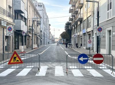 Civitanova, riapre corso Garibaldi dopo i lavori: "Intervento ultimato in tempi rapidi"