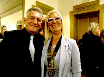 Passaggio di campana al Kiwanis Club Macerata: Cesare Tallé succede a Patrizia Papetti (FOTO)