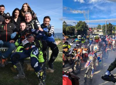 Castelraimondo capitale dell'enduro: 200 piloti gareggiano tra le colline maceratesi