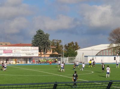 Eccellenza, il Tolentino rinasce in pieno recupero e ribalta il Monturano: tre punti d'oro