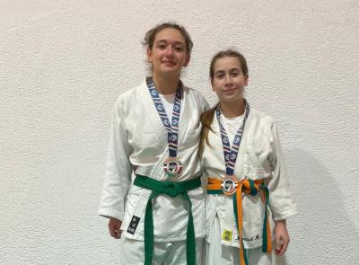 Macerata, le cussine Matilde Mercuri e Angelica Picciola conquistano l'argento nel judo