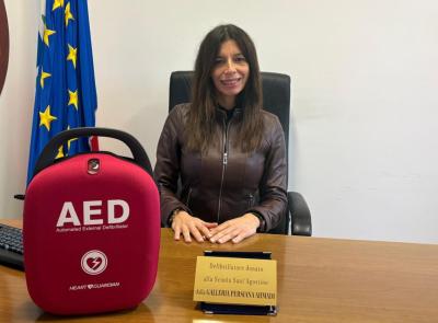 Civitanova, Gradassi: "Un Cuore più sicuro per la nostra scuola: grazie alla donazione del defibrillatore"